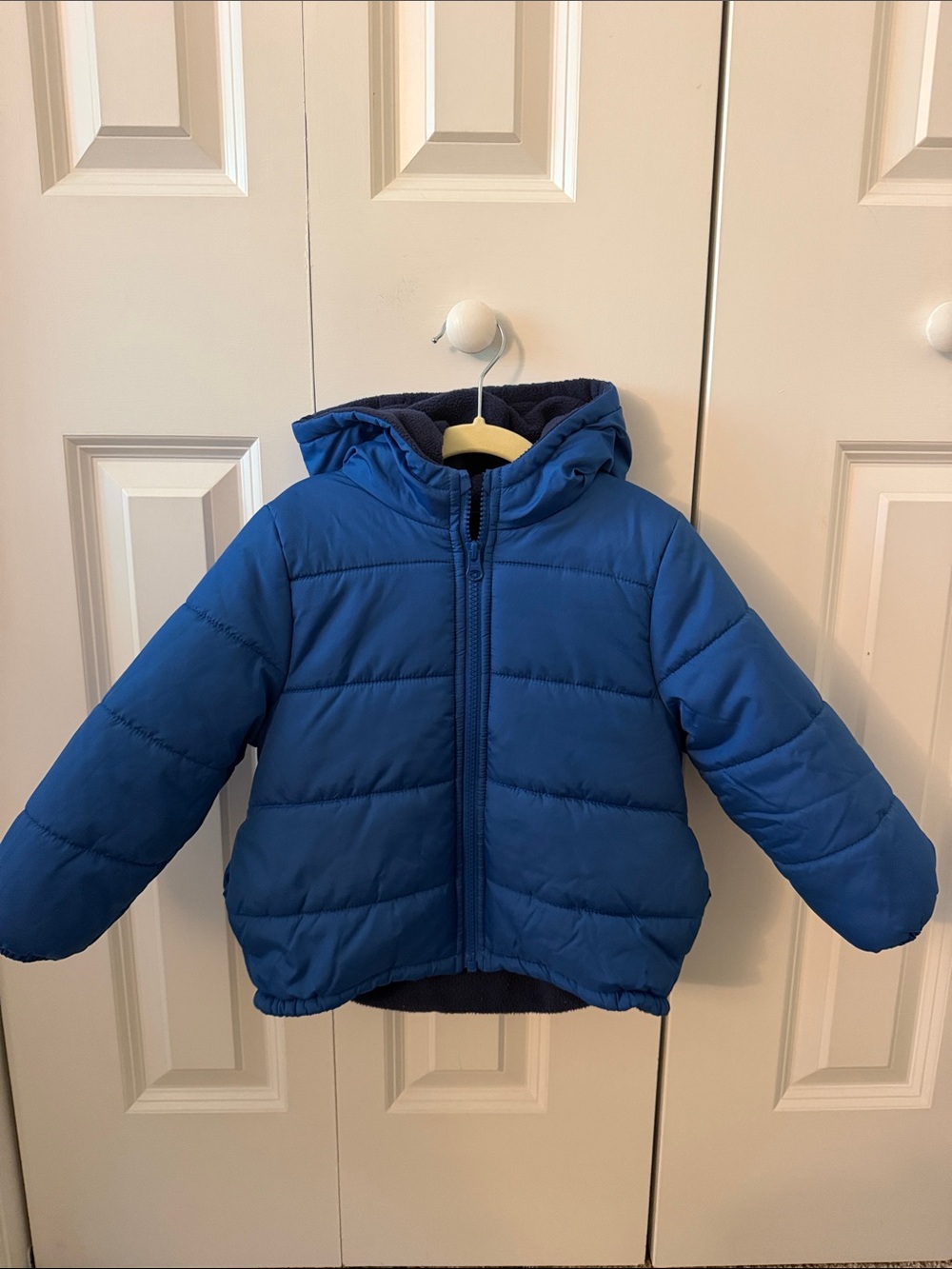 Carter's Bright Blue Hooded Puffer Jacket
